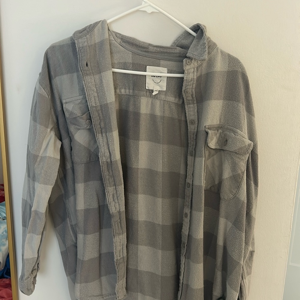 Women’s grey flannel